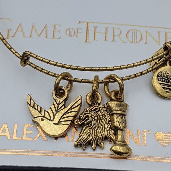 Alex and Ani Rafaleian Gold GOT Lannister Bracelet - Picture 6 of 10